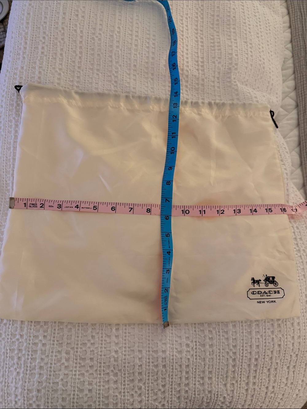 COACH Dust Bag Likely Poly, smooth, nice feel - Picture 3 of 4